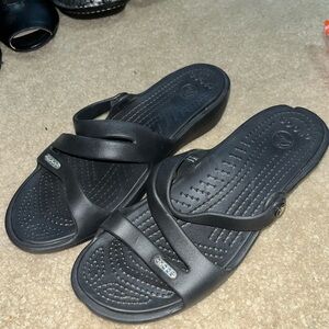 CROCS Black Women's Sandals